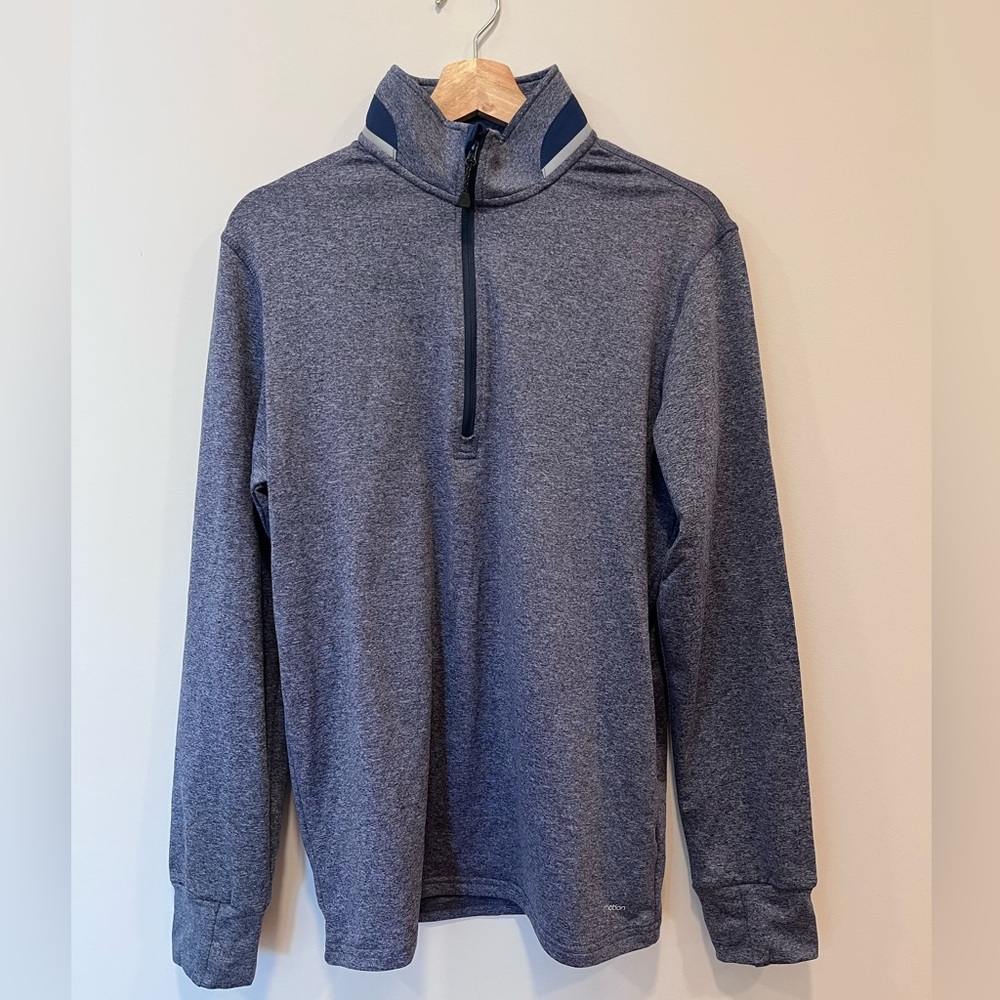 Motion Timber Edge quarter zip in night shadow